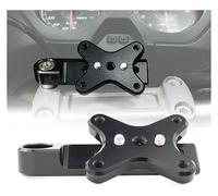 ELCEAMMDLW Support Téléphone Double Amortissement pour Y&amaha XVS650 XV1700 YZ450F SR500 pour Tenere 700 XJR1300 pour Tracer 900 MT09 Support Téléphone GPS Moto