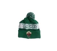 Elche C.F Bonnet Vert avec Pompon Adulte Béret, Taille Unique Mixte