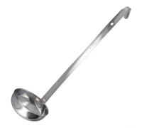 Elchuiaby Louche en acier inoxydable à long manche de 35 cm pour soupe, sauce, cuisine, 150 ml/180 ml, passe au lave-vaisselle (150 ml)