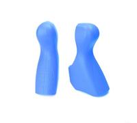 Elchuiaby Protecteur de levier de frein en silicone pour Ultegra 105 ST-6700 10 vitesses, noir, rouge, bleu, vert, rose, jaune (bleu)