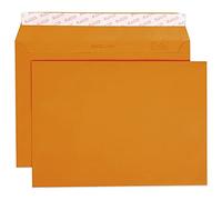 Elco 24084.82 Color Box Boîte avec couvercle et 250 enveloppes avec fermeture autocollante Orange Format C5 100 g