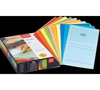 Elco 29488.00 Chemises transparentes Ordo classico - assorties, 120g, 100 pièces, fenêtre et lignes