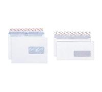Elco 62896 Boite de 500 enveloppes avec fenêtre Format C5 Blanc & 60289 Boite de 500 enveloppes avec fenêtre Format DL Blanc