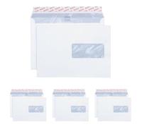 Elco 62896 Boite de 500 enveloppes avec fenêtre Format C5 Blanc (Lot de 4)