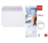 Elco 74494.12 Enveloppe Office - B4, extra-blanche, autocollante, sans fenêtre, 80 g/qm, 10 pièces