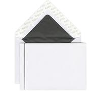 ELCO 7981812 Enveloppe Deuil C6 sans fenêtre, auto-adhésive, 100g/m², blanc, 25 pièces