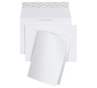 Elco 89301.10 Cartes doubles avec enveloppes Prestige - 10+10 pièces, extra-blanches, satinées
