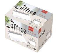 ELCO Enveloppes Office DIN C6 sans fenêtre blanc brillant autocollantes 200 pcs.