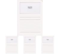 Elco"Ordo Classico" Organisation Folder - White (Pack of 10), 73695.10 (Lot de 4)