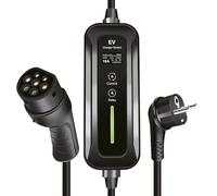 ELCTRONIC Vehicle Station de recharge pour voiture électrique avec prise de terre CEE 7/7 vers type 2 monophasé 16 A 3,7 kW 5 m