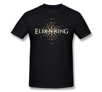 Elden Ring Awesome T Shirt Harajuku Oversized Cotton Custom Short Sleeve T Shirts Black XL