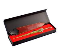 Elden Ring Dragon King's Cragblade Épée Réplique 30cm Tout Métal avec Support, Objet de Collection Gaming Décoration de Bureau Cadeau pour Fans et Collectors