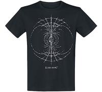 Elden Ring Ring Homme T-Shirt Manches Courtes Noir XXL 100% Coton Regular/Coupe Standard