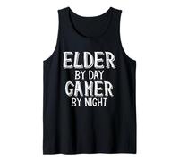 Elder by Day Gamer by Night Funny Mormon LDS Missionary Game Débardeur