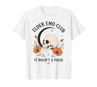 Elder Emo Club Ce n'était Pas Un Coquelicot de Californie de Style Gothique T-Shirt