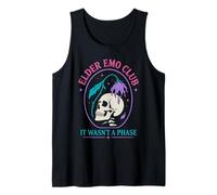 Elder Emo Club Ce n'était Pas Un crâne Gothique en Phase Débardeur