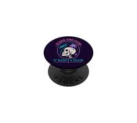 Elder Emo Club Ce n'était Pas Un crâne Gothique en Phase PopSockets PopGrip Adhésif