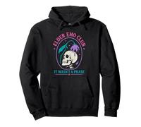 Elder Emo Club Ce n'était Pas Un crâne Gothique en Phase Sweat à Capuche
