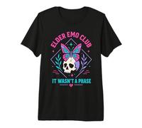 Elder Emo Club Ce n'était Pas Une Alternative à Phase Goth T-Shirt Haut de Gamme