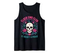 Elder Emo Club Emo Club Ce n'était Pas Un crâne Gothique en Phase Débardeur