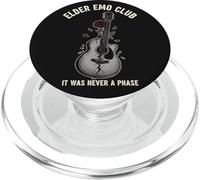 Elder Emo Club Guitare Rose Never A Phase PopSockets PopGrip pour MagSafe