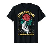 Elder Emo Club It Was Never A Phase Music Lover Homme Femme T-Shirt