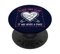 Elder Emo Club Never Phase, Musique Alternative, Stars, Heart PopSockets PopGrip Adhésif