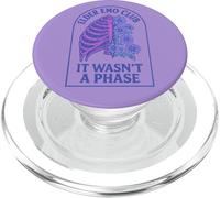 Elder Emo Club Ribcage Floral Ce n'était Pas Une Phase Emo Mom PopSockets PopGrip pour MagSafe