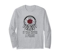 Elder Emo Club Rose Écouteurs It Was Never A Phase Manche Longue