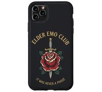 Elder Emo Club Rose Rétro Coque pour iPhone 11 Pro Max