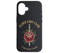 Elder Emo Club Rose Rétro Coque pour iPhone 16