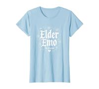 Elder Emo: L'amateur de Musique Gothique Original T-Shirt, Femme, Bleu Céleste, S