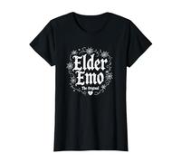 Elder Emo: L'amateur de Musique Gothique Original T-Shirt, Femme, Noir, 3XL