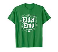 Elder Emo: L'amateur de Musique Gothique Original T-Shirt, Homme, Vert Kelly, M