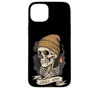 Elder Emo Squelette Bonnet Nostalgie Esthétique Coque pour iPhone 15 Plus