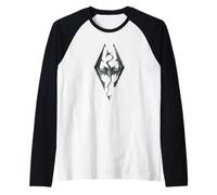 Elder Scrolls Dragon Emblem Skyrim Manche Raglan