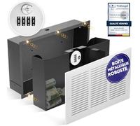 Elder Welder fort mural invisible avec ventilation grilles | serrure combinée cachée | coffre-fort rétractable | cachette secrète