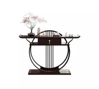 ELDFLRURB Armoire Bouddhiste Chinoise, Plateforme d'offrande de Style Chinois Dieu de la Richesse en Bois d'ébène 130x38x90cm