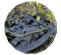 ELDFLRURB Filet d'ombrage pour Le Jardin avec œillets, Filet de Camouflage Noir d'extérieur for décoration Militaire/Chasse/Camping, Filet de Camouflage renforcé(4x4m(13 * 13ft))