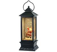 Eldnacele Lanterne Boule à Neige Musicale Père Noël