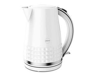 eldom Bouilloire C270B - Capacité de 1,7 l - Bouilloire à thé haute performance - Design rétro classique - Indicateur de niveau d'eau - Blanc