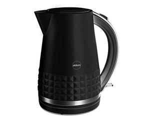 eldom Bouilloire C270C - Capacité : 1,7 l - Haute performance - Design rétro classique - Indicateur de niveau d'eau - Noir