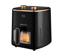 eldom Friteuse à air Chaud sans Huile, friteuse sans Huile, température réglable de 80 à 200°C, capacité de 5L, Puissance 1500 Watts, contrôle des Aliments par Une fenêtre Transparente.