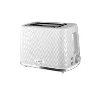 eldom TO265 Nele grille-pain | 7 niveaux de grillage | fonction de dégivrage | avec support à petits pains intégré | tiroir à miettes | pouvoir 930W | blanc