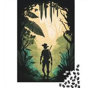 Eldorado Treasure Quest Puzzle 1000 Pièces pour Adultes, Puzzle en Bois pour Adolescents, Décoration Unique pour La Maison (75x50cm)