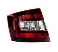 ELDVSUA LED Voiture Feu Arrière Côté Feu Arrière Sans Ampoule Pour Skoda Pour Spaceback 2014 2015 2016 2017-2019 Clignotant Frein De Marche Avertissement Conduite(Noir Gauche)