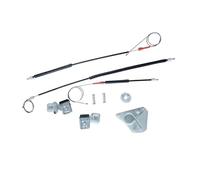 ELDVSUA Mécanisme Lève-vitre Kit Réparation Lève-vitre Avant Gauche Ou Droite Pour VW Pour Polo 9N Berline 3 Portes 2001-2009 6Q3837461 6Q3837462