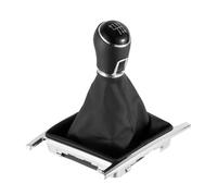 ELDVSUA Variateur De Vitesse Pommeau De Levier De Vitesse 5/6 Vitesses Intérieurs Pour VW Pour Amarok 2010-2022 Magnifique Design Vintage Pièces Automobiles Cuir(6 Speed leather)