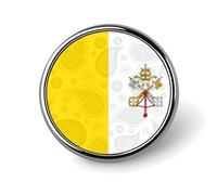 Élé badge rond en alliage d'aluminium de 2,5 cm, imprimé pigeon gris, avec transfert thermique, épingle en métal légère pour chemises, vestes et cadeaux uniques