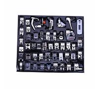 ele ELEOPTION Machine à Coudre kit Pieds-de-biche Multifonctionnel pour Machine à Coudre domistique Ourlet Pied de pièces Accessoires pour Brother Singer Lot de (48pcs)